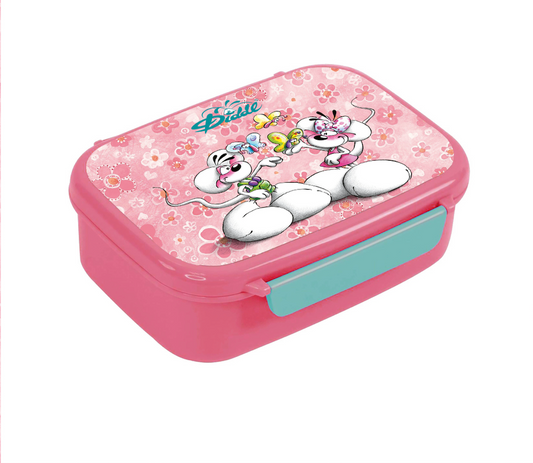 Diddl | Broodtrommel met Diddl & Diddlina – Roze