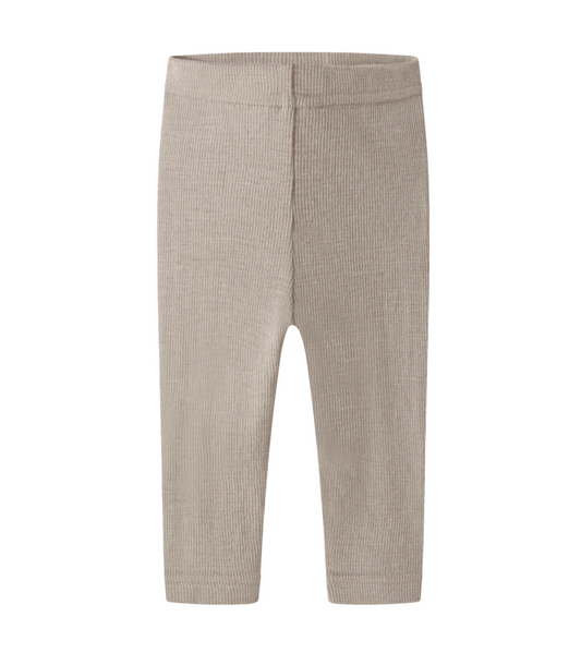 Lil Atelier | Merino Wol Legging Feather Grey
