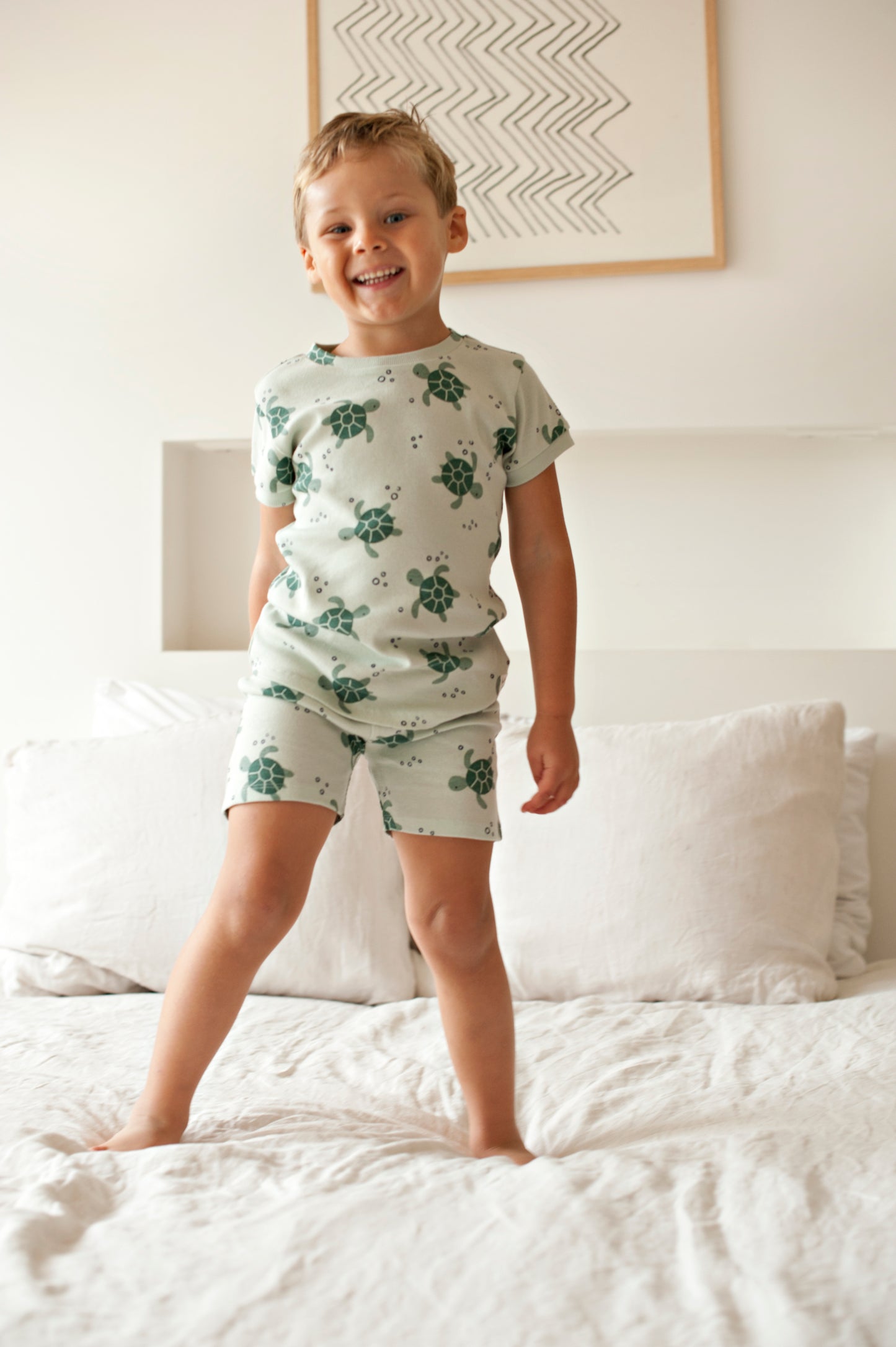Feetje | Shortama Timmy Turtle – Baby Zomer Pyjama