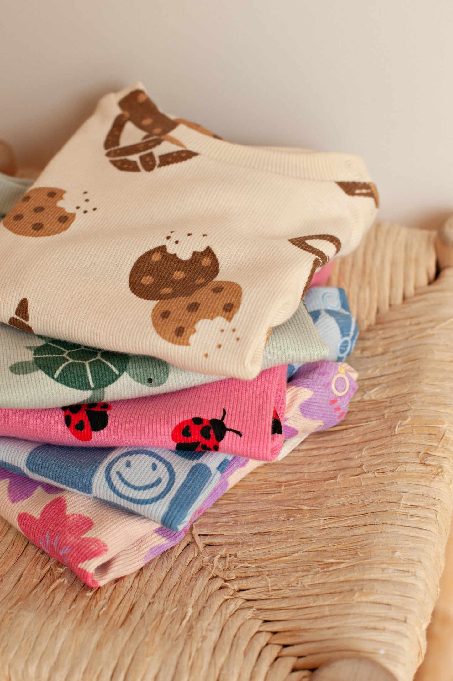 Feetje | Shortama Cosy Crumbs – Beige Baby Pyjama