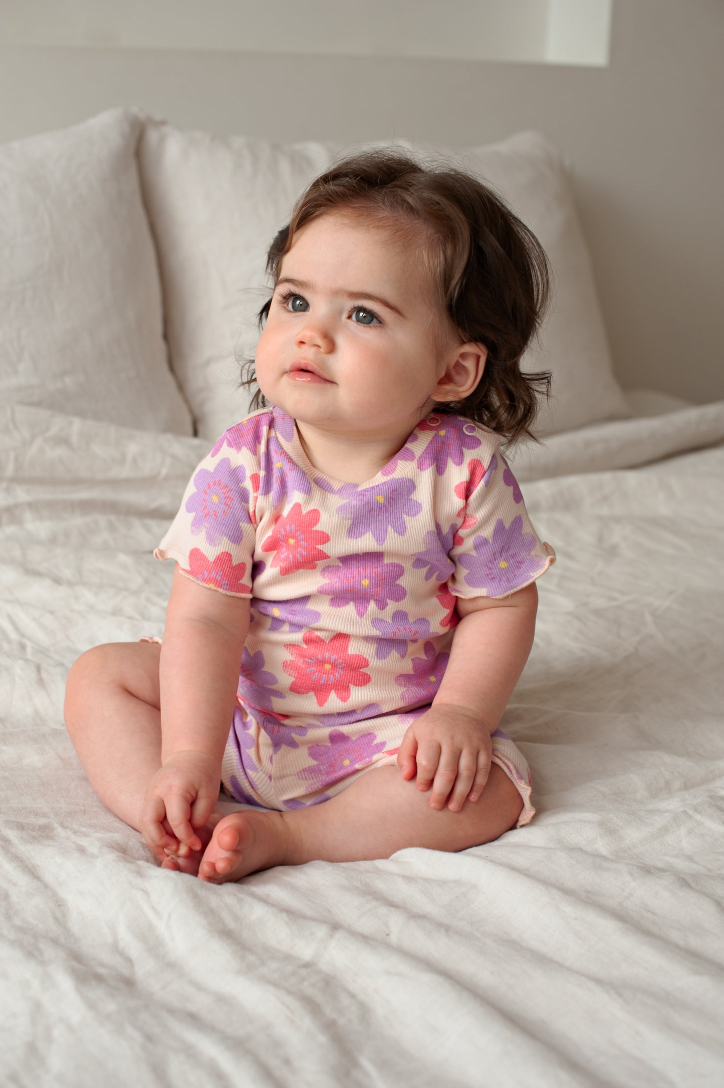 Feetje | Shortama Bibi Bloom – Bloemen Baby Pyjama