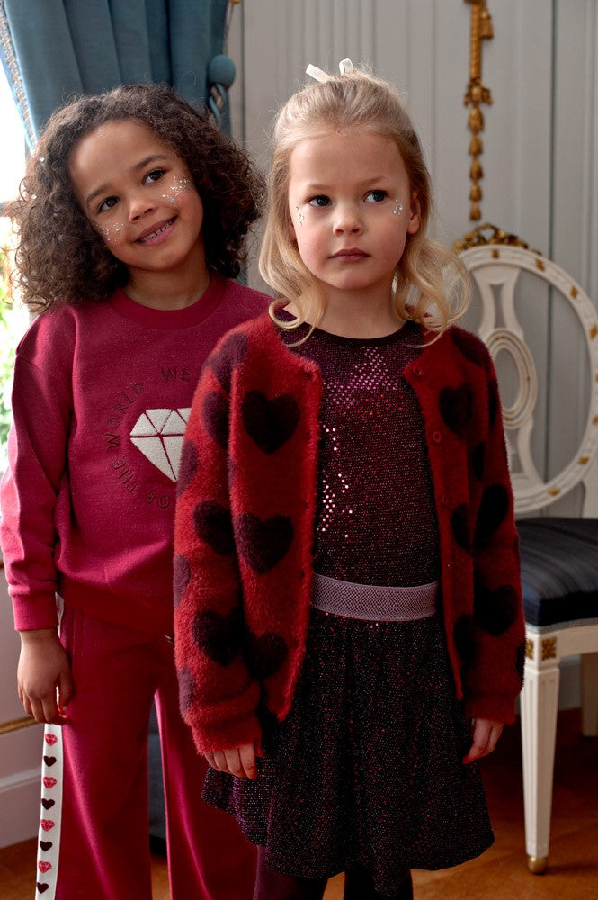 Jubel | Pailletten rok Daily Princess - Bordeaux