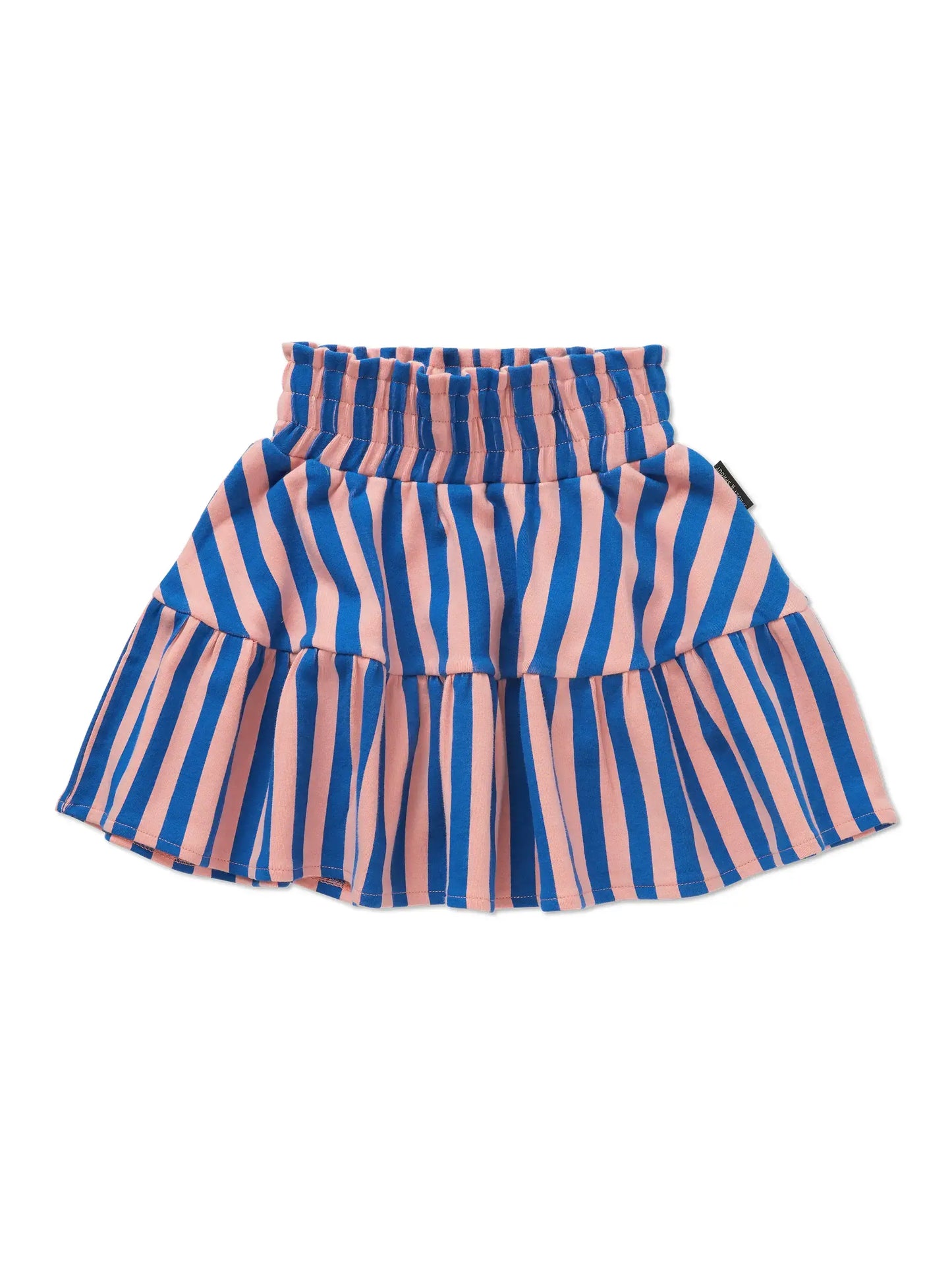 Sproet & Sprout | smock rok met blauw-roze strepen - blauw