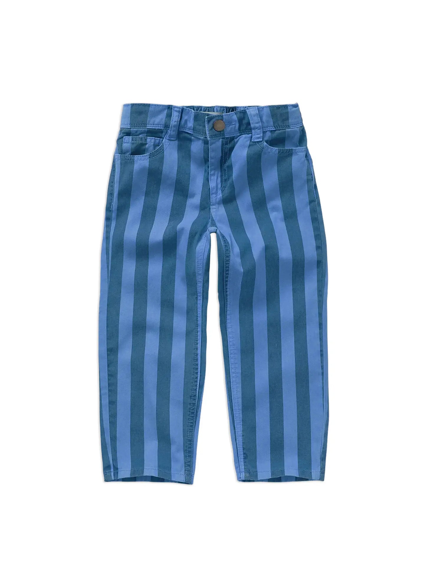 Sproet & Sprout | rechte gestreepte denim broek - blauw denim