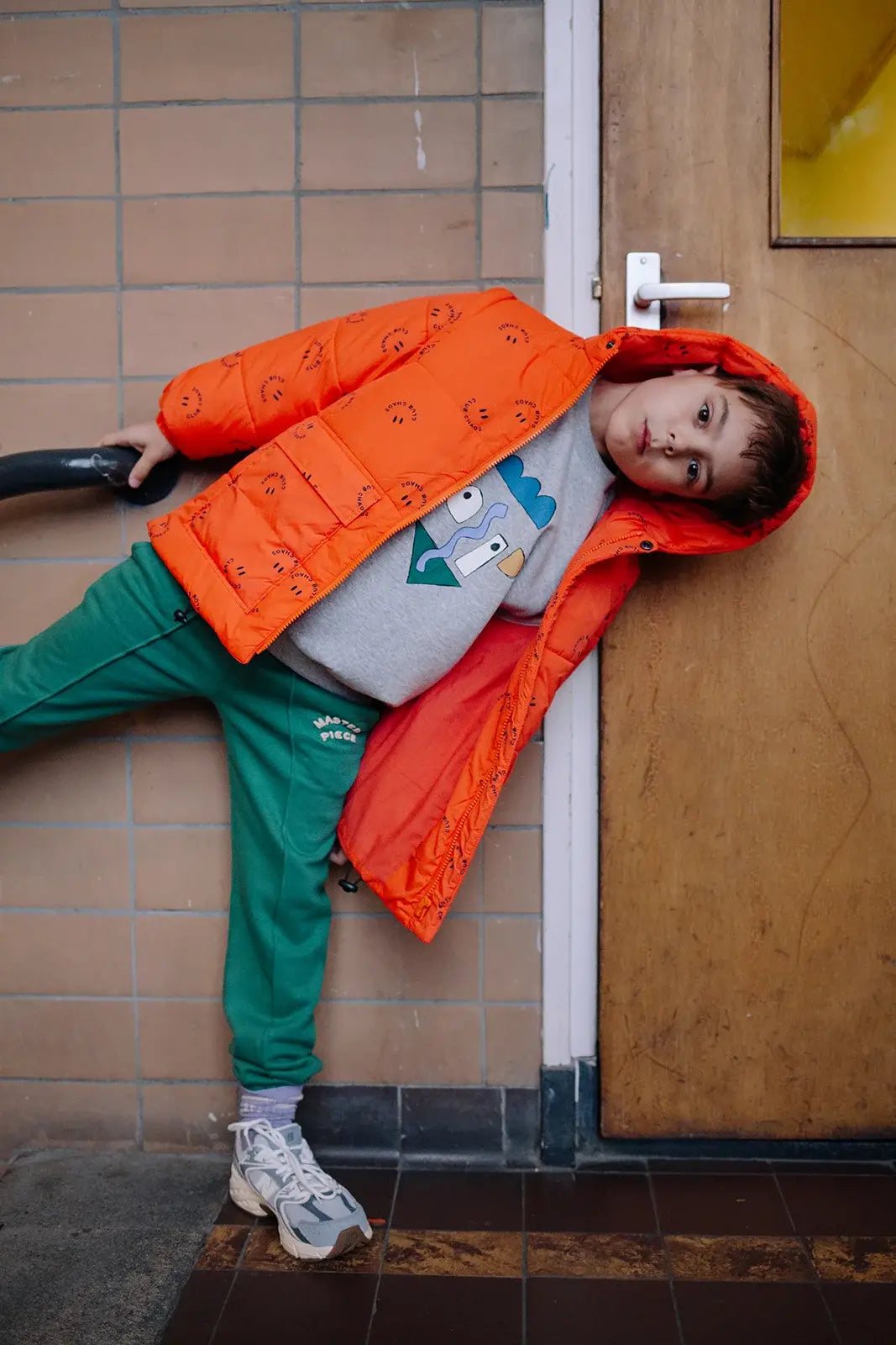 Sproet & Sprout | groene joggingbroek Master Piece - diepgroen