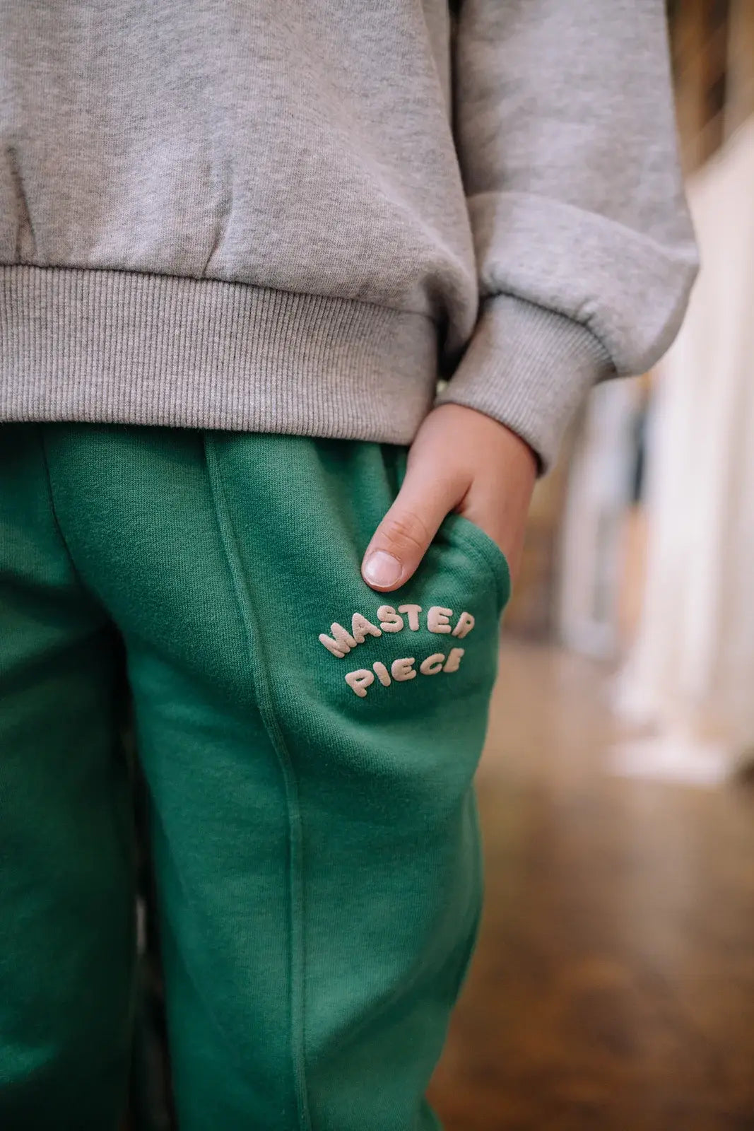 Sproet & Sprout | groene joggingbroek Master Piece - diepgroen