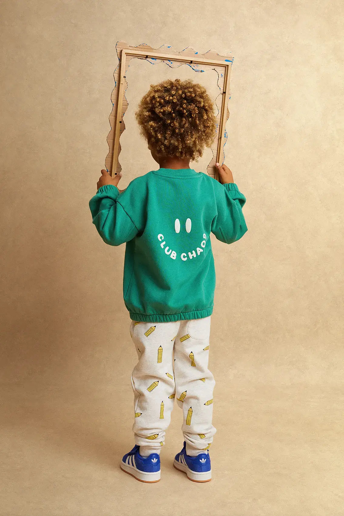 Sproet & Sprout | groene Club Chaos sweater - diepgroen