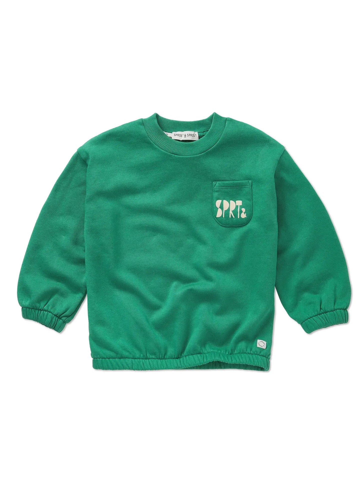 Sproet & Sprout | groene Club Chaos sweater - diepgroen