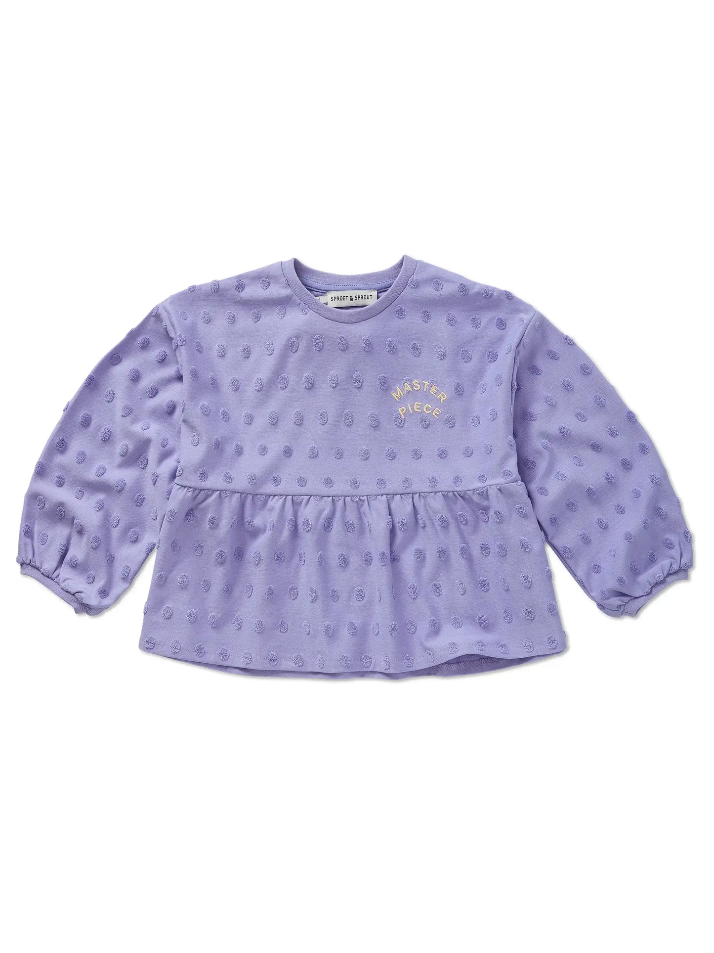 Sproet & Sprout | boxy peplum top - lila