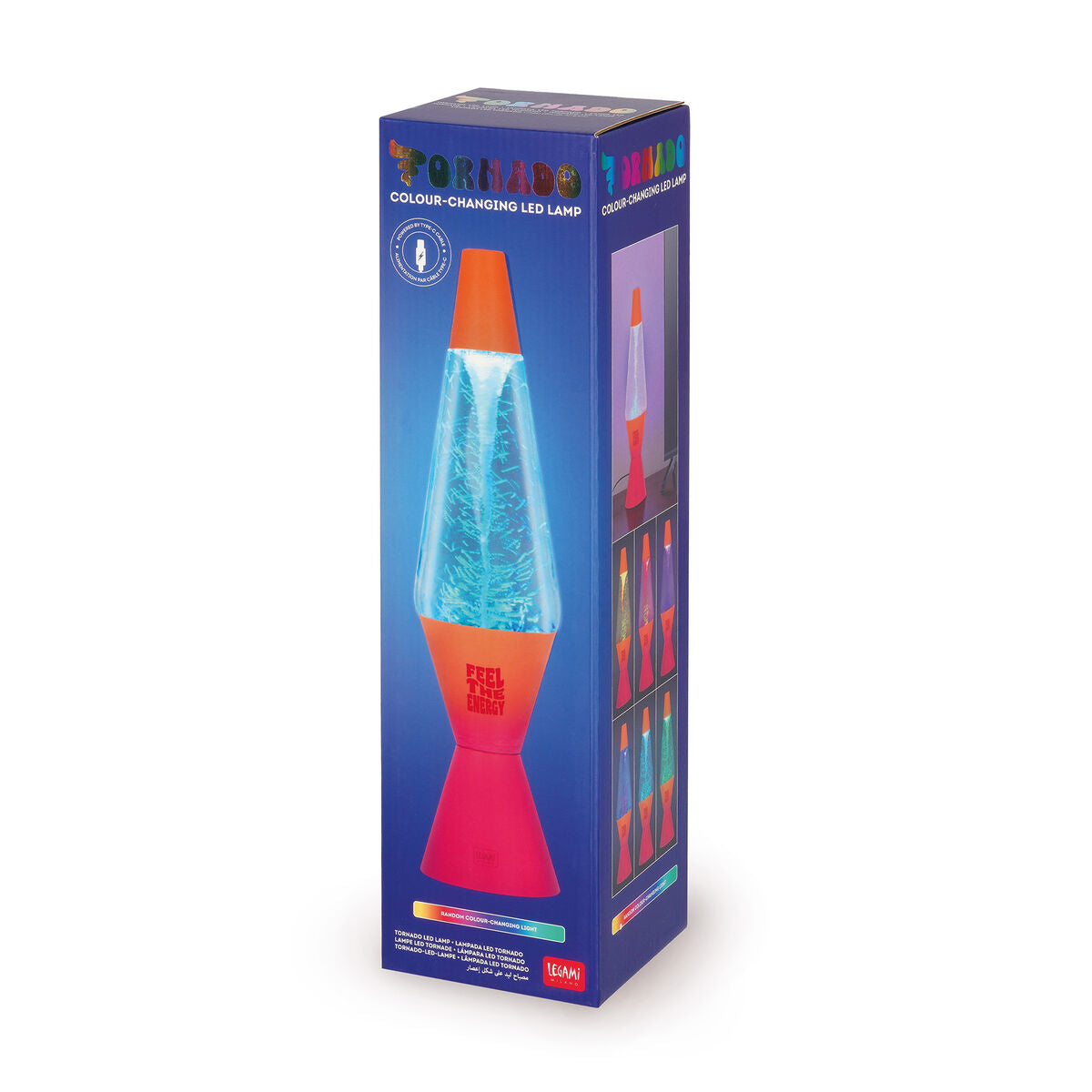Legami | Tornado LED Lamp – Colour Changing - Retro Sfeerverlichting