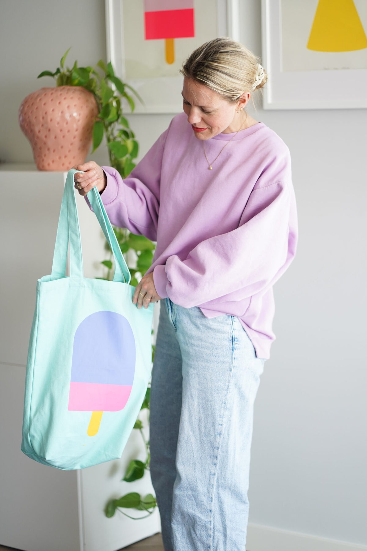 ENGEL. | Tote bag Mint Sparkle