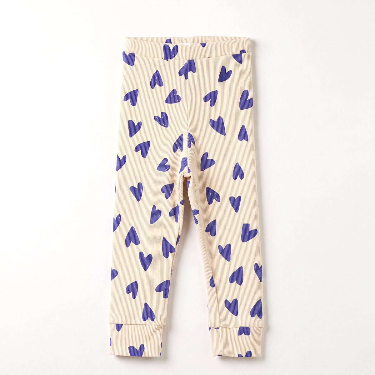 Lötiekids | Hearts baby rib legging crème