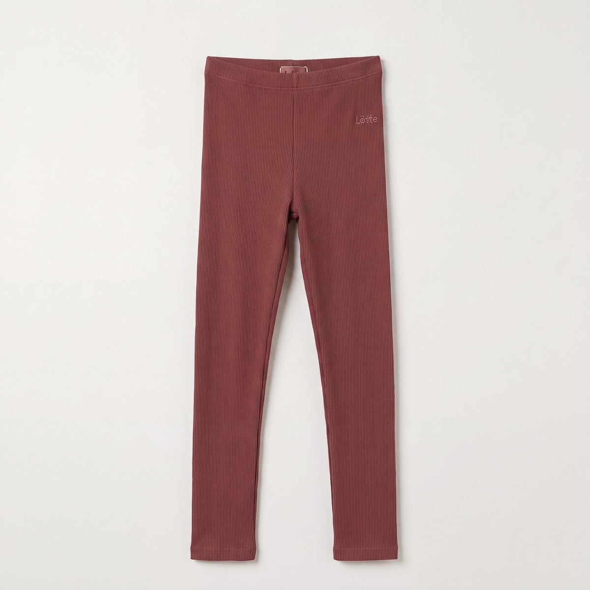 Lötiekids | Lotie rib legging washed brown