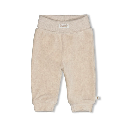 Feetje | Velours rib broekje The Cuddle Company taupe