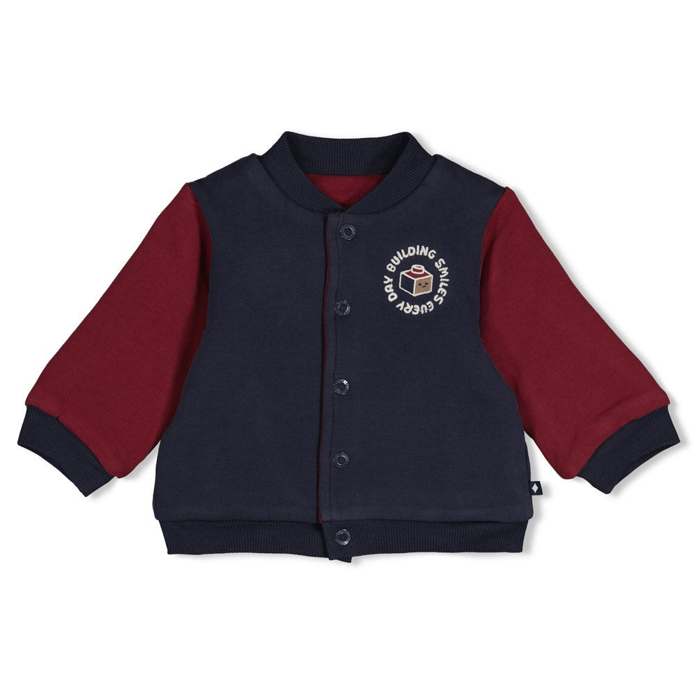 Feetje | Omkeerbaar bomberjack Built for Fun bordeaux