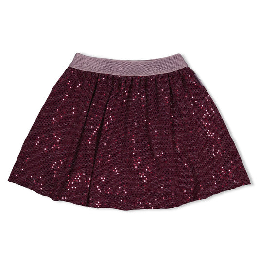 Jubel | Pailletten rok Daily Princess - Bordeaux