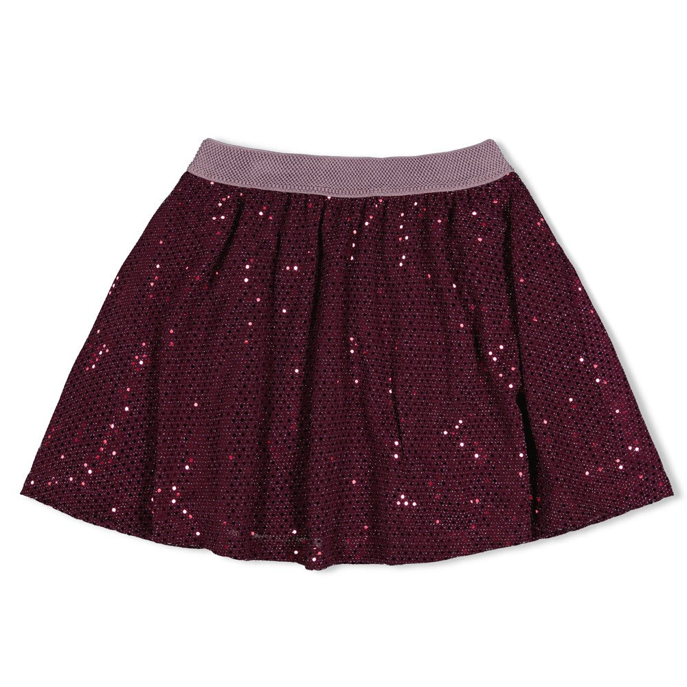 Jubel | Pailletten rok Daily Princess - Bordeaux
