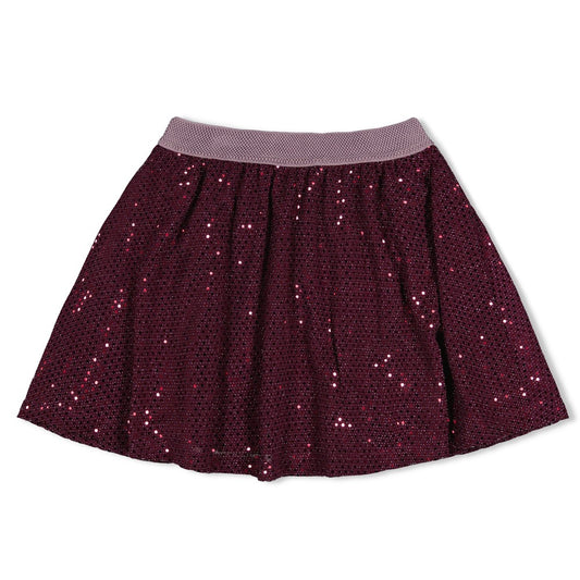 Jubel | Pailletten rok Daily Princess - Bordeaux