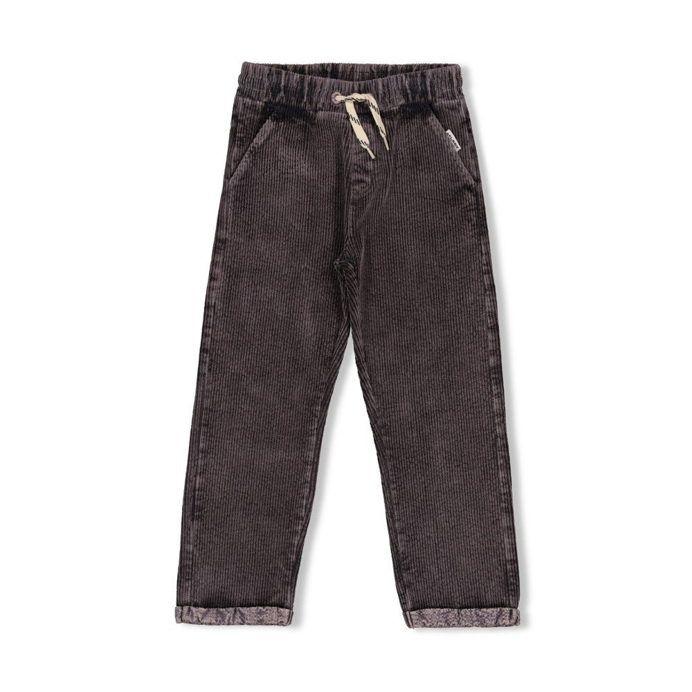 Sturdy | Corduroy broek Mountain Top - Antraciet