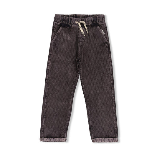 Sturdy | Corduroy broek Mountain Top - Antraciet