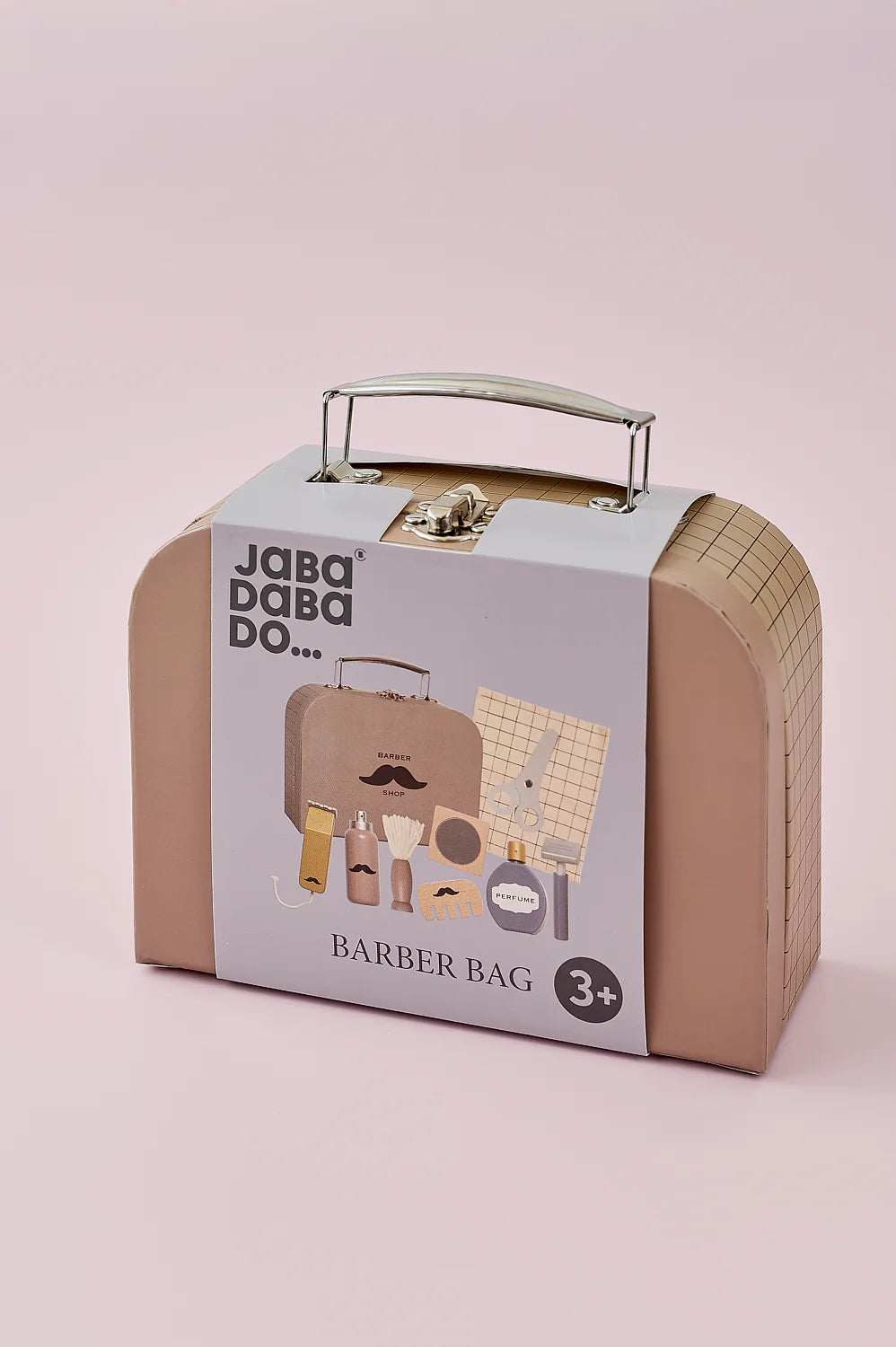 Jabadabado | barbier koffer – houten barbier speelgoed set voor kinderen