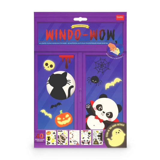 Legami Windo-Wow 40 statische raamstickers – Pumpkin