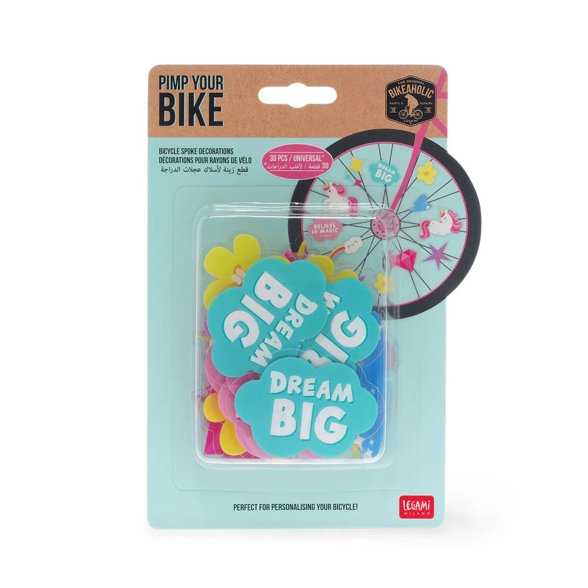 Legami | Spaakkralen Unicorn – Fiets Versiering voor Kinderen