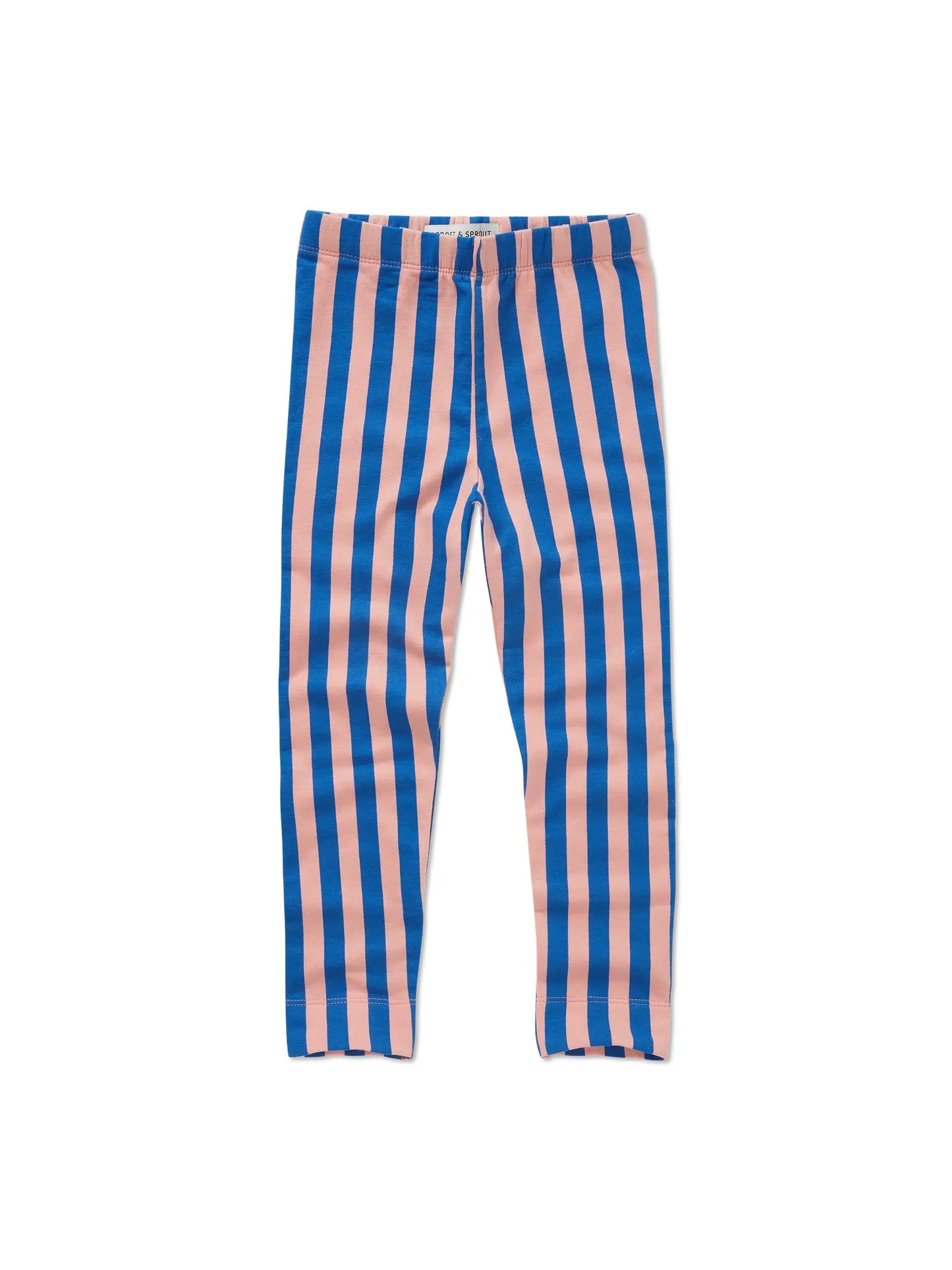Sproet & Sprout | winterlegging met blauw-roze strepen - blauw