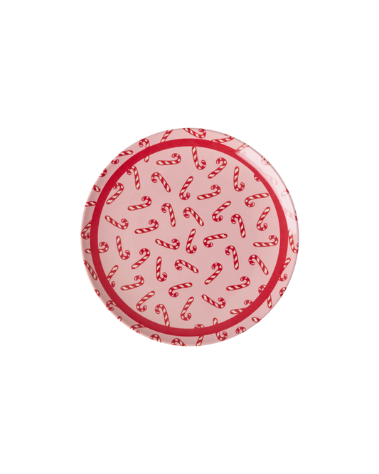 RICE | Melamine Taartbordje Candy Cane - 16 cm