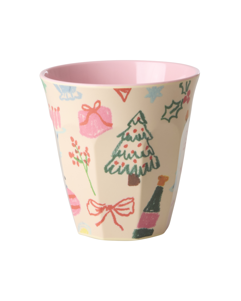 RICE | melamine kerstbeker Xmas Galore 250 ml
