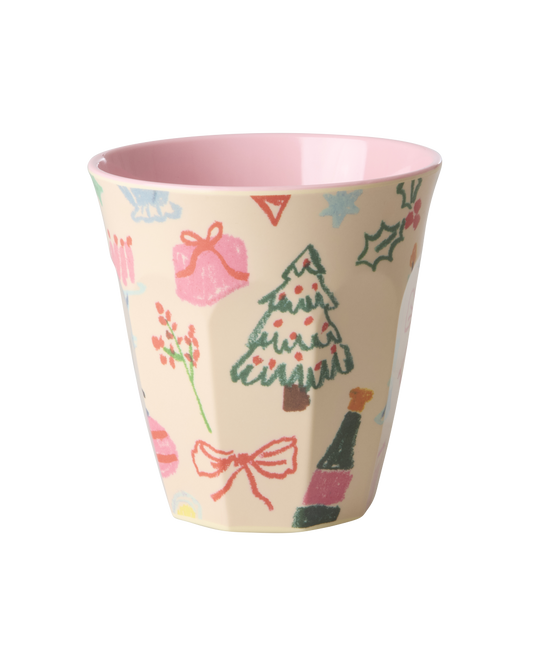 RICE | melamine kerstbeker Xmas Galore 250 ml