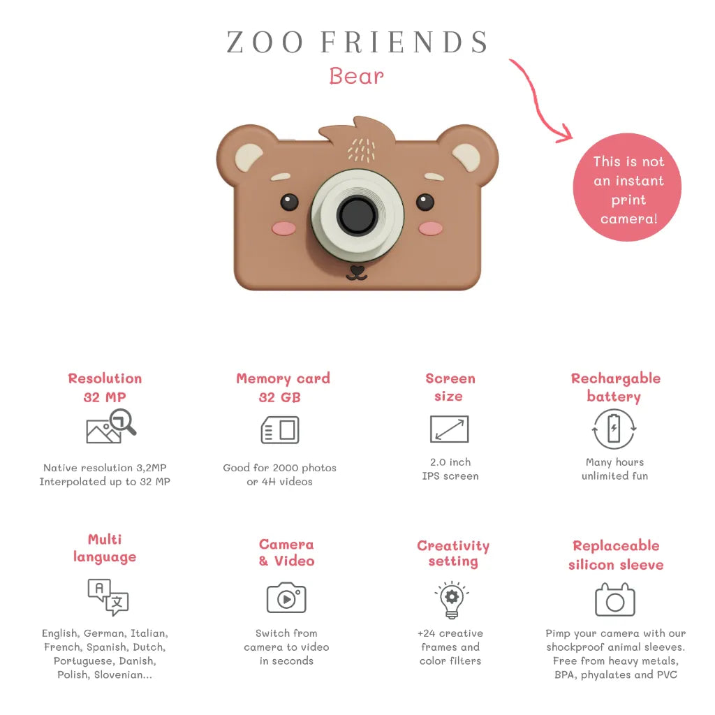 The Zoofamily | Zoo Friends camera - Bear