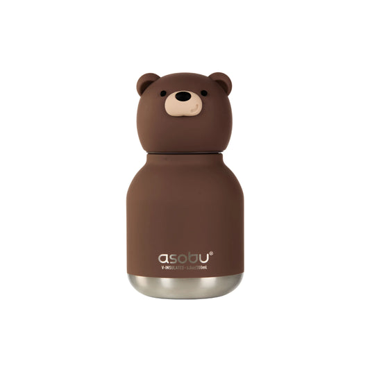 Asobu Mini Bestie RVS drinkbeker beer bruin mini kinderbeker