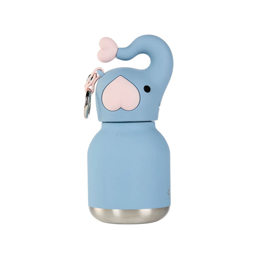 Asobu Mini Bestie RVS drinkbeker olifant blauw compacte kinderbeker