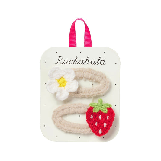 Rockahula | Haarclips meisjes aardbei & bloem