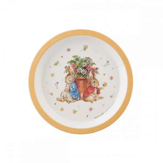 Petit jours Paris | Peter Rabbit Bord 18 cm – Warm Geel