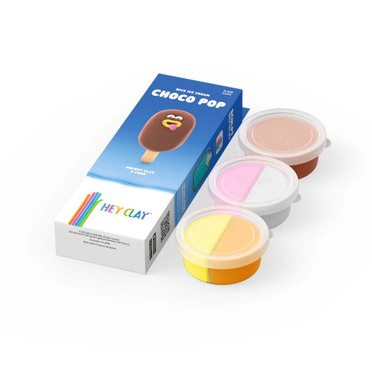 Hey Clay | Choco Pop - Luchtdrogende Klei