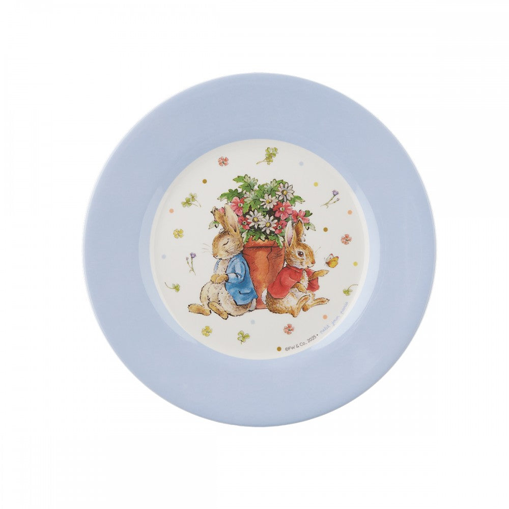 Petit jours Paris | Peter Rabbit Bord 20 cm – Rustige Blauwe Klassieker