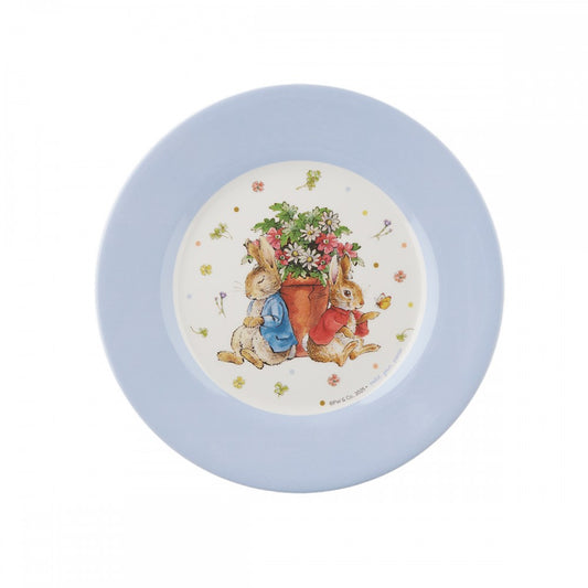 Petit jours Paris | Peter Rabbit Bord 20 cm – Rustige Blauwe Klassieker