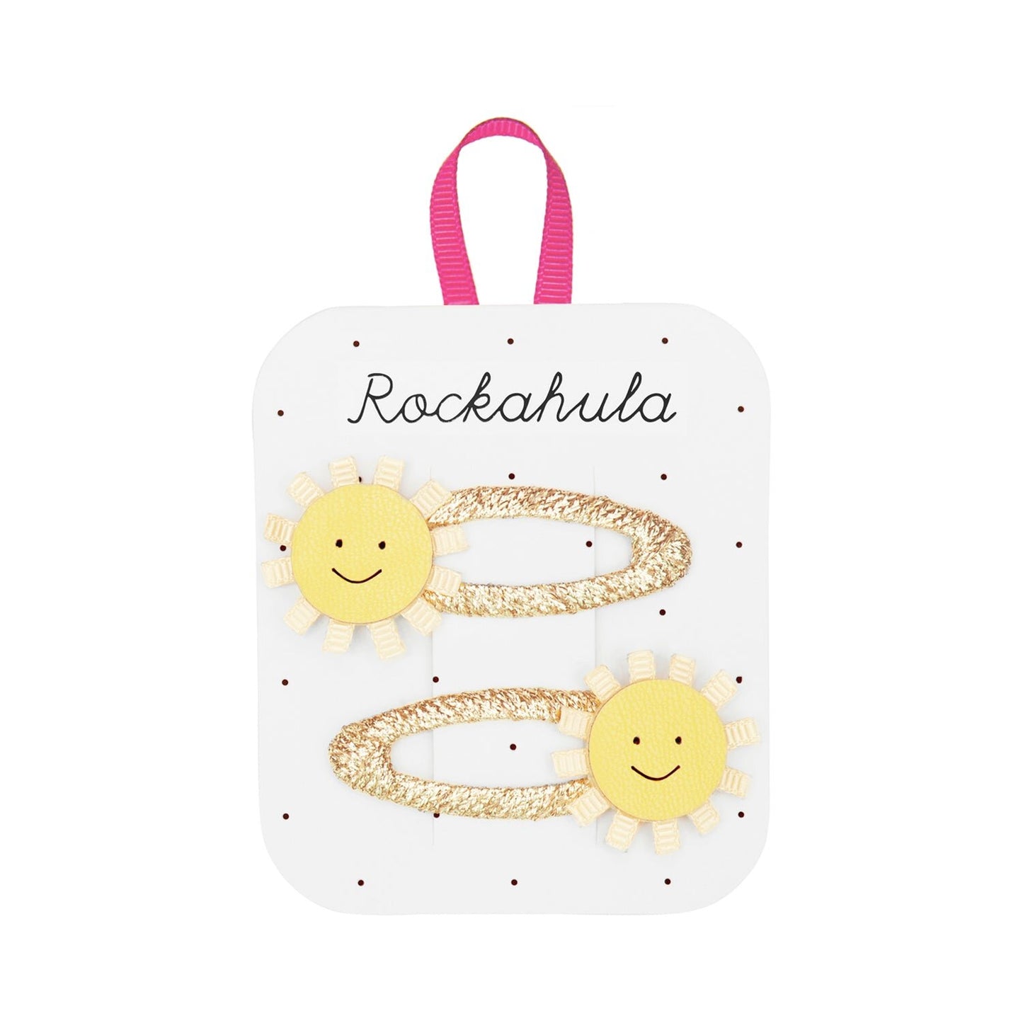 Rockahula | Haarspeldjes zon – goud glitter
