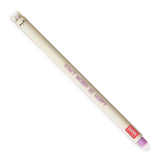 uitwisbare pen met een konijn van Legami