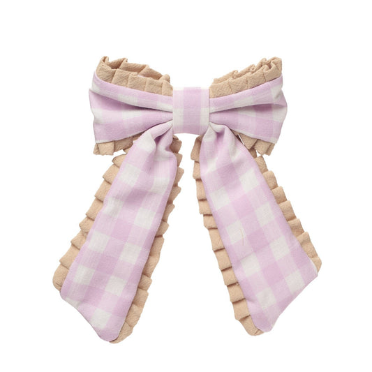 Rockahula | Gingham Ruffle Strikhaarspeld