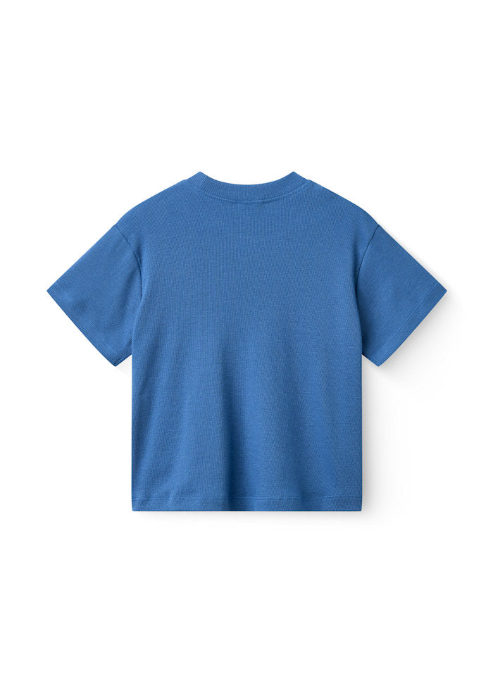 Copenhagen colors | Modal rib t-shirt blauw