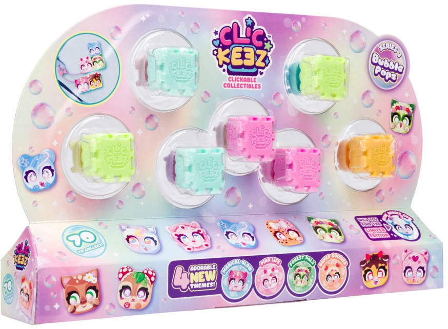 Clickeez Series 3 – 12-Pack Bubble Pops | Goliath