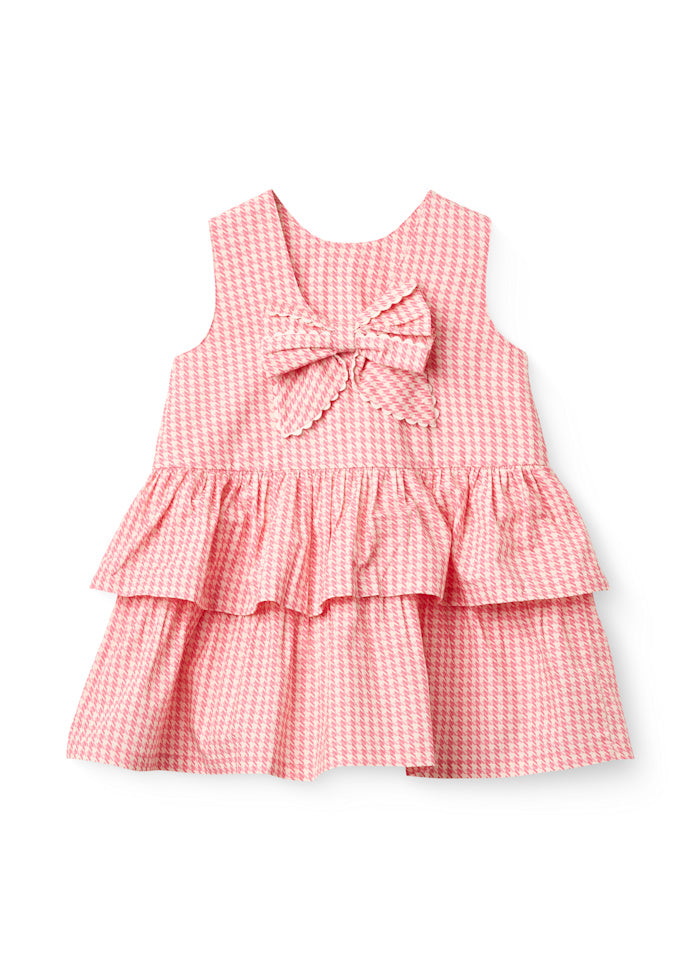 Copenhagen colors | Houndstooth dress with now roze