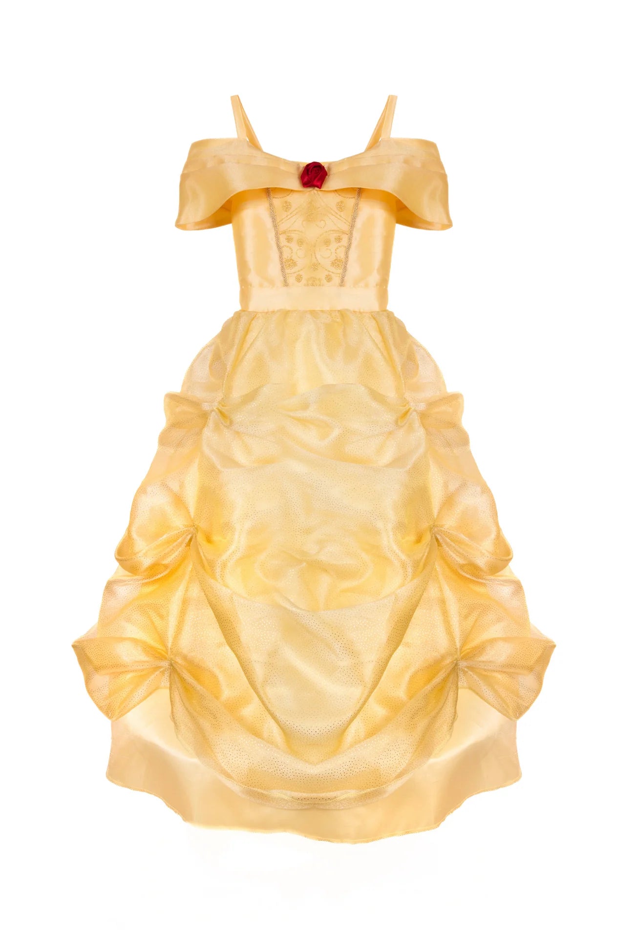 Great Pretenders belle jurk geel prinsessenjurk kind