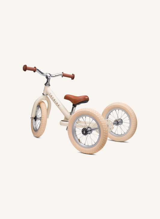 Trybike | Steel 2-in-1 Driewieler - Cream Vintage
