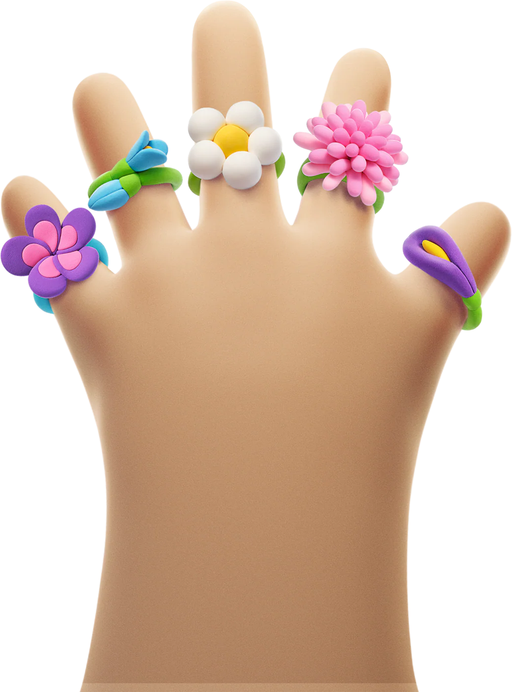 Hey Clay | Bijou Flower Rings – Klei Set Bloemen Ringen Maken