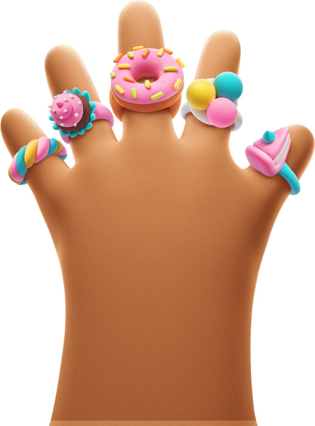 Hey Clay | Bijou Sweet Rings – Klei Set Snoep Ringen Maken