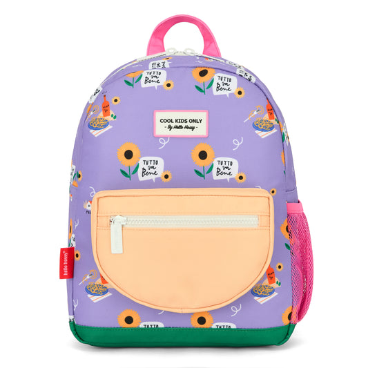 Hello Hossy Sunflower rugzak voor kinderen voorkant